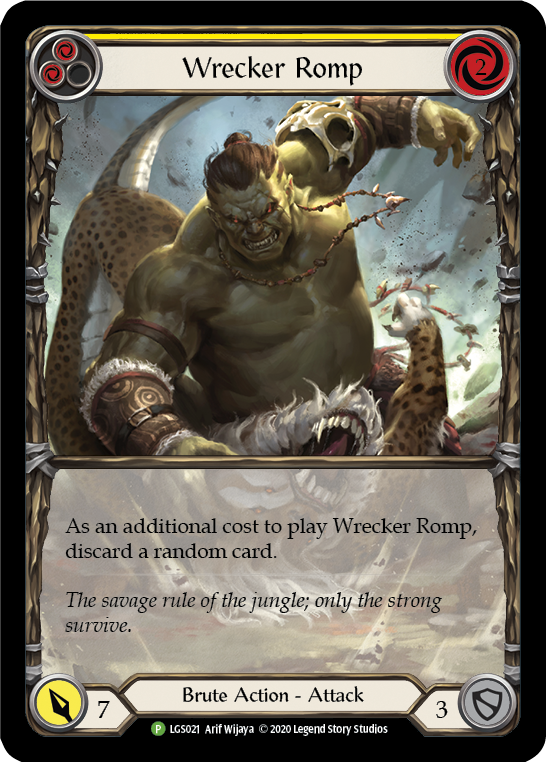 Wrecker Romp (Yellow) [LGS021] (Promo)  Rainbow Foil | Good Games North