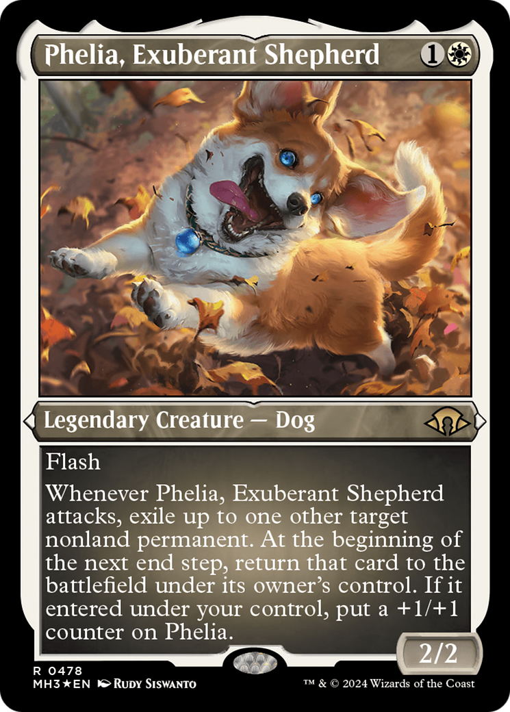 Phelia, Exuberant Shepherd (Foil Etched) [Modern Horizons 3] | Good Games North