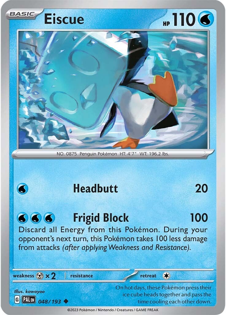 Eiscue (048/193) [Scarlet & Violet: Paldea Evolved] | Good Games North
