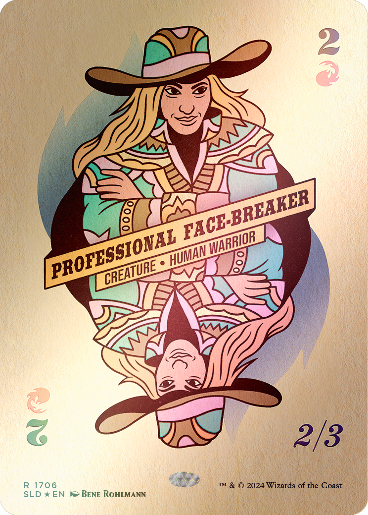 Professional Face-Breaker (Rainbow Foil) [Secret Lair Drop Series] | Good Games North