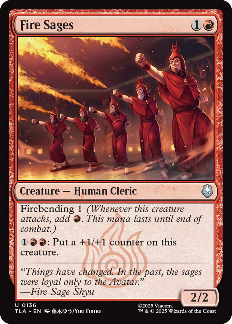 Fire Sages [Avatar: The Last Airbender] | Good Games North