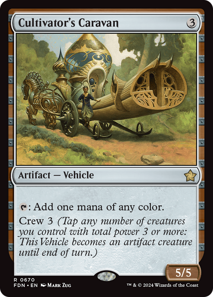 Cultivator's Caravan [Foundations] | Good Games North