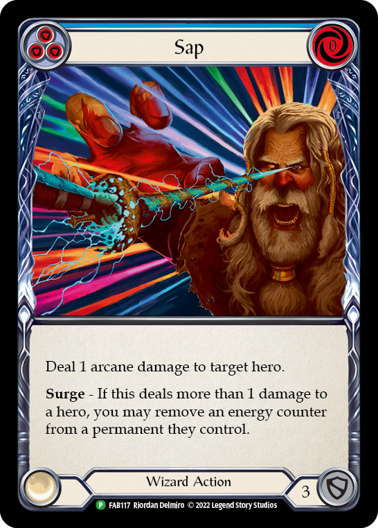 Sap (Blue) [FAB117] (Promo)  Rainbow Foil | Good Games North