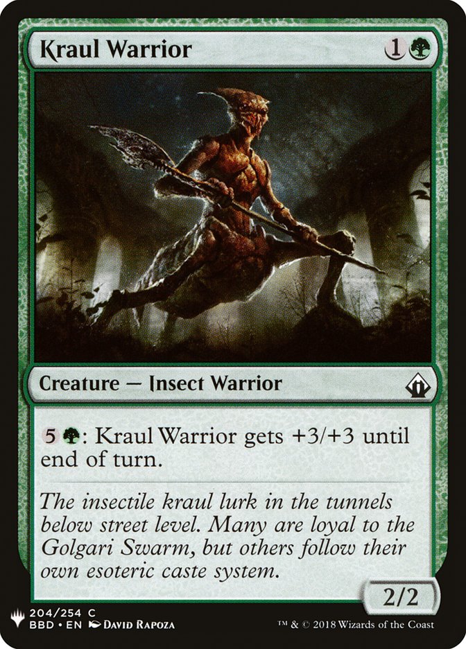 Kraul Warrior [Mystery Booster] | Good Games North