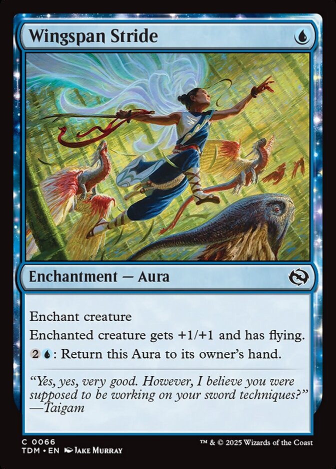 Wingspan Stride (Tarkir: Dragonstorm)  - Foil | Good Games North