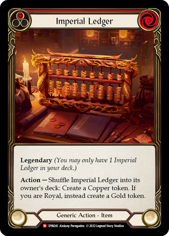 Imperial Ledger [DYN241] (Dynasty)  Cold Foil | Good Games North