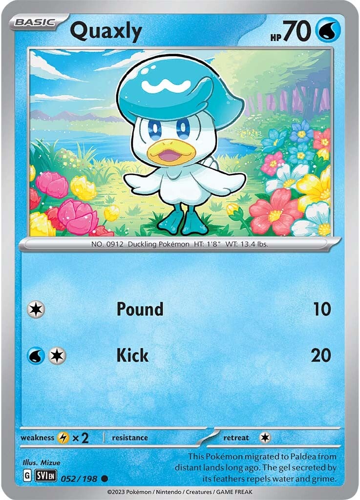 Quaxly (052/198) [Scarlet & Violet: Base Set] | Good Games North