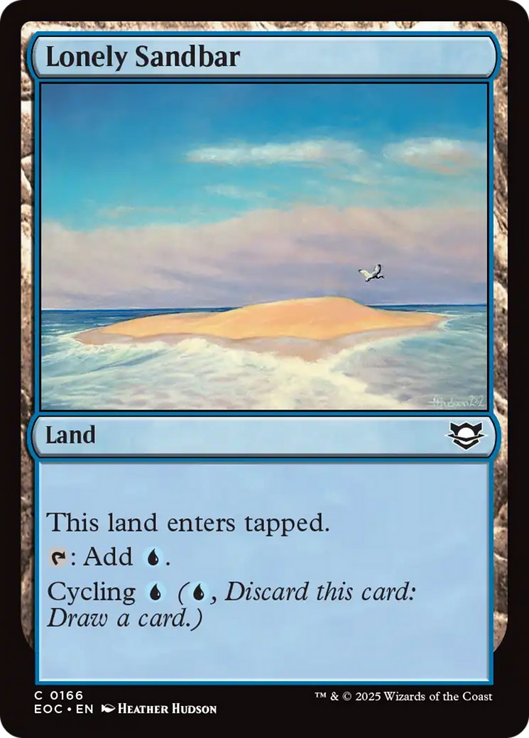 Lonely Sandbar [Edge of Eternities Commander] | Good Games North