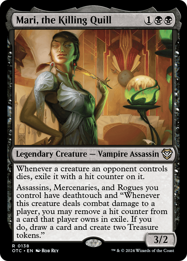 Mari, the Killing Quill [Outlaws of Thunder Junction Commander] | Good Games North