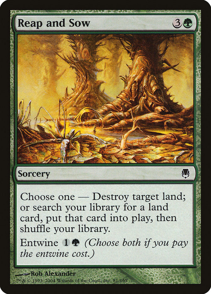 Reap and Sow 81/165 (Darksteel)  - Foil | Good Games North