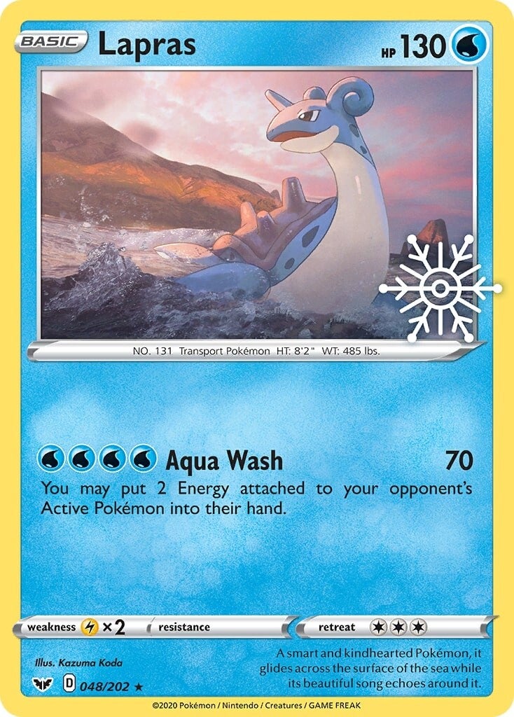 Lapras (048/202) (Holiday Calendar) [Sword & Shield: Base Set] | Good Games North