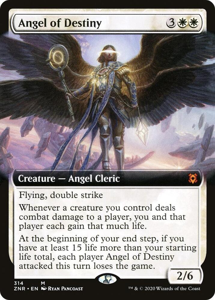 Angel of Destiny Extended Art (Zendikar Rising)  - Foil | Good Games North