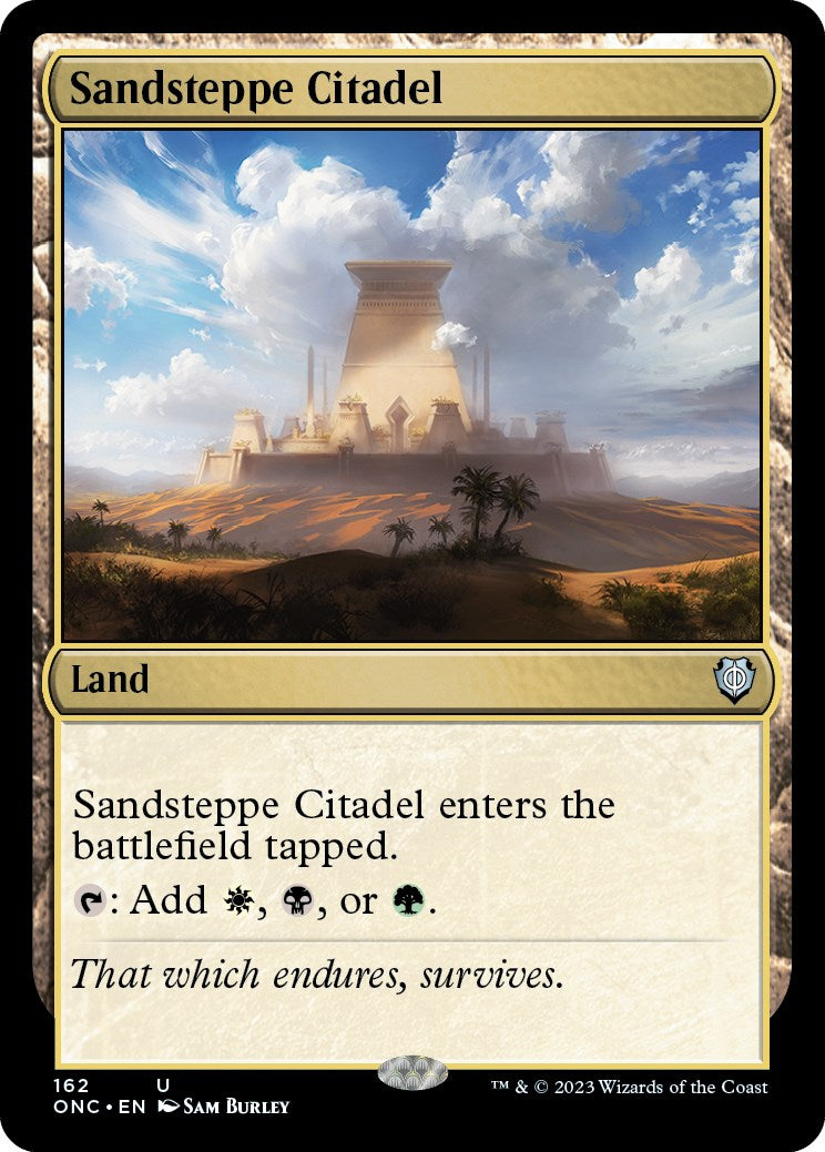 Sandsteppe Citadel [Phyrexia: All Will Be One Commander] | Good Games North