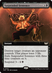 Suspended Sentence (Extended Art) [Duskmourn: House of Horror Commander] | Good Games North