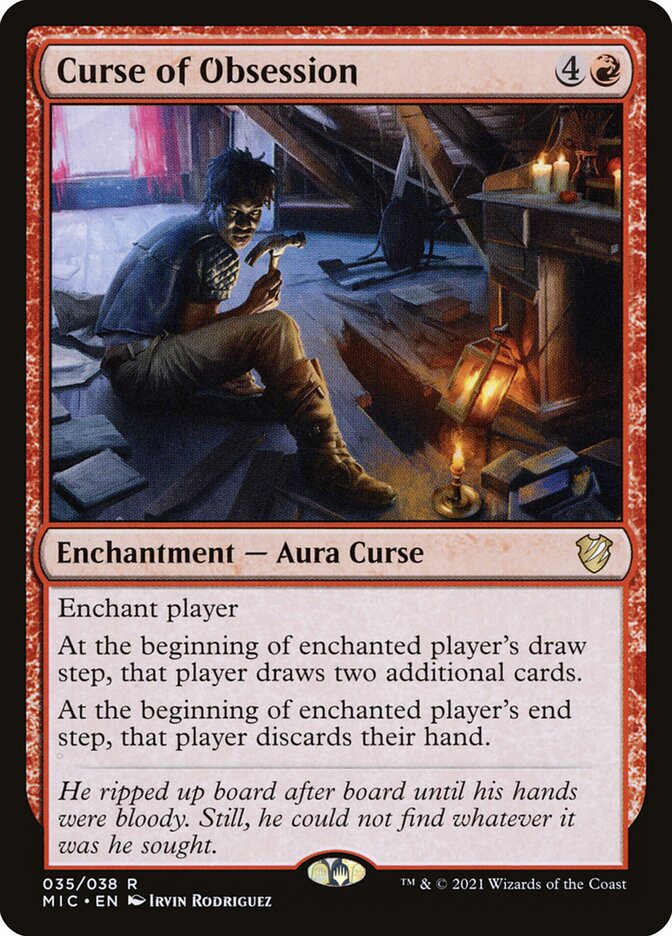 Curse of Obsession (Commander: Innistrad: Midnight Hunt)  | Good Games North