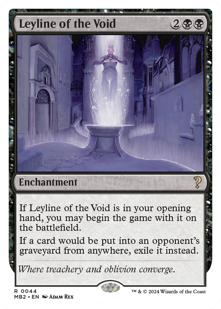 Leyline of the Void (White Border) [Mystery Booster 2] | Good Games North