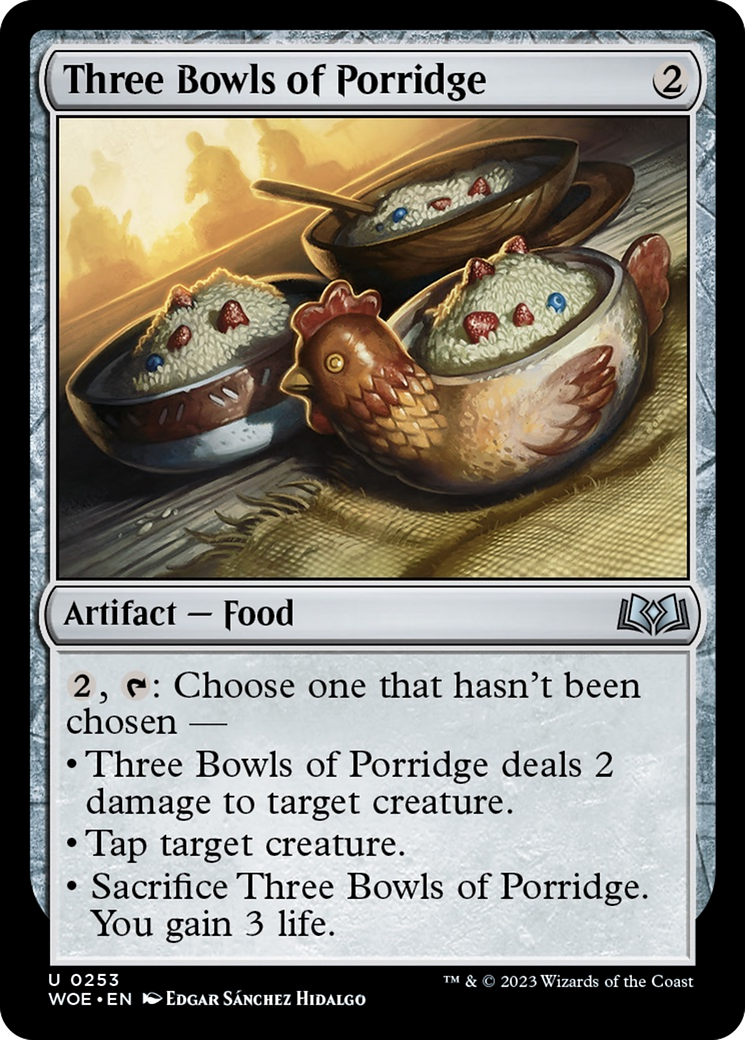 Three Bowls of Porridge [Wilds of Eldraine] | Good Games North