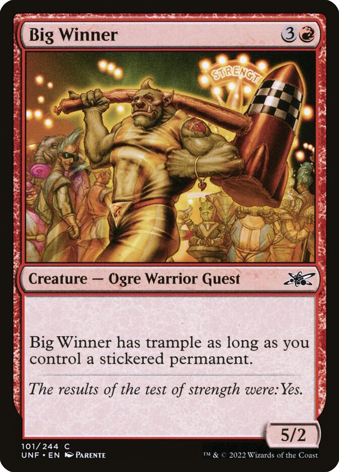 Big Winner 101/244 (Unfinity)  - Foil | Good Games North