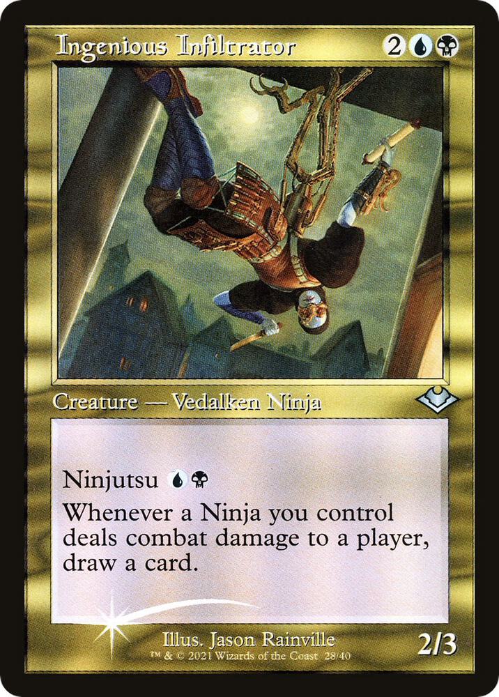 Ingenious Infiltrator 28/40 (Modern Horizons)  - Retro Foil | Good Games North