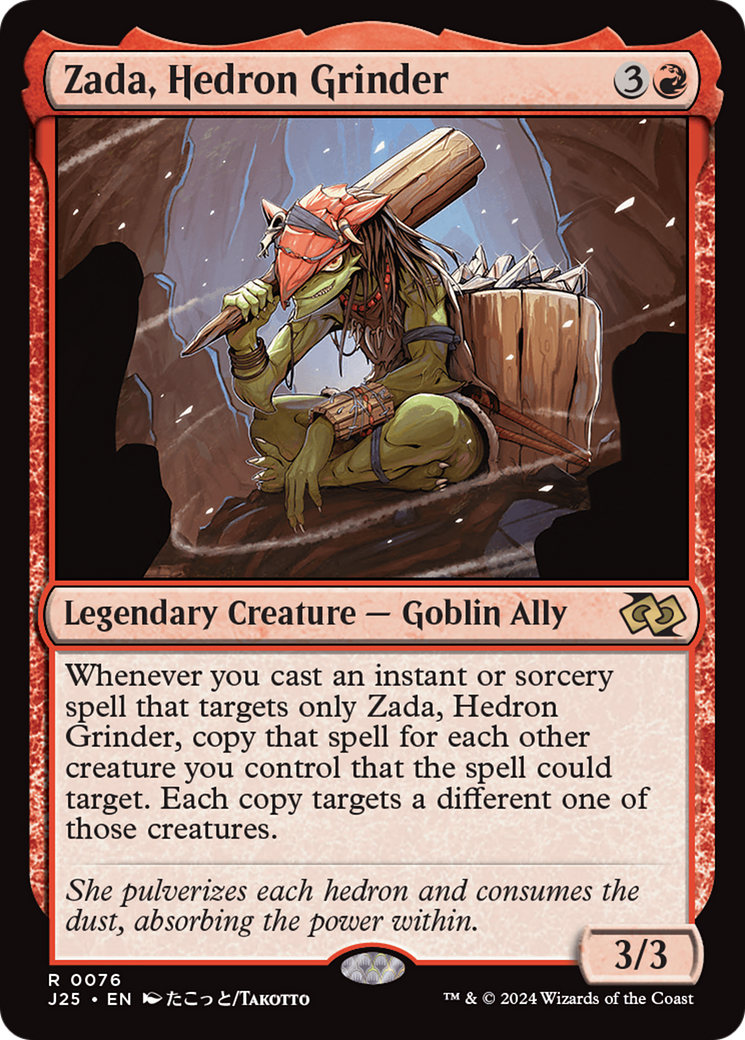 Zada, Hedron Grinder (Anime) [Foundations Jumpstart] | Good Games North