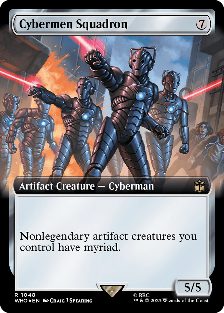 Cybermen Squadron (Extended Art) (Surge Foil) [Doctor Who] | Good Games North