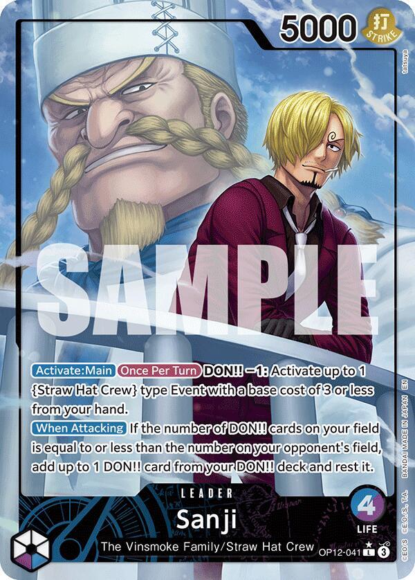 Sanji OP12-041 (Legacy of the Master)  - Alternate Art Foil | Good Games North