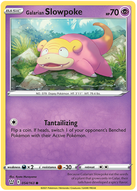 Galarian Slowpoke (054/163) [Sword & Shield: Battle Styles] | Good Games North