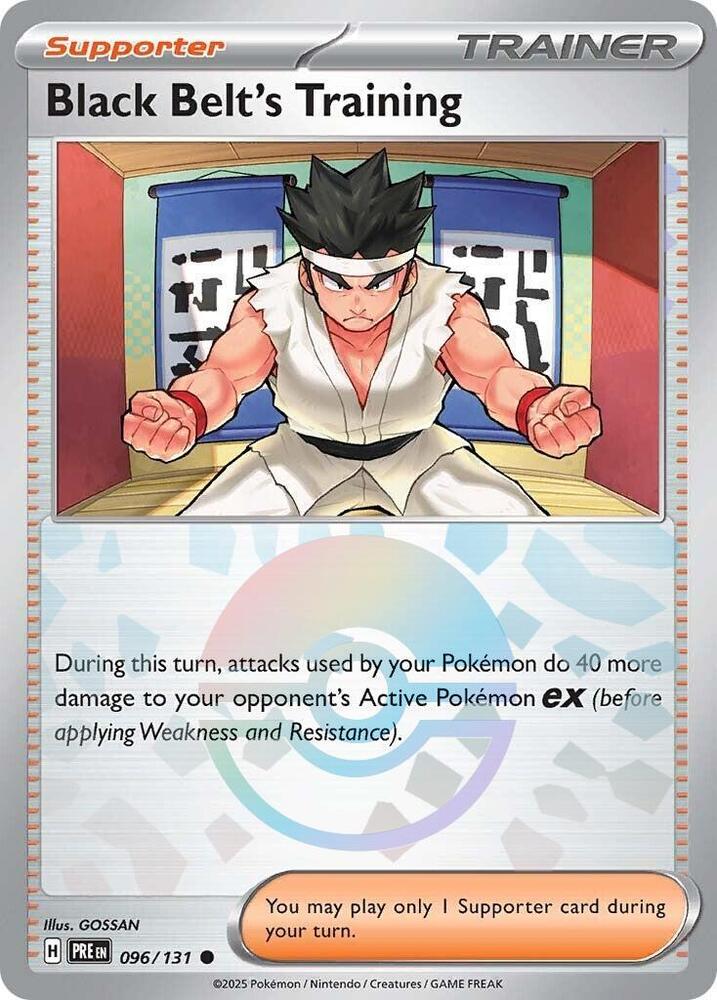 Black Belt's Training (096/131) (Poke Ball Pattern) [Scarlet & Violet: Prismatic Evolutions] | Good Games North