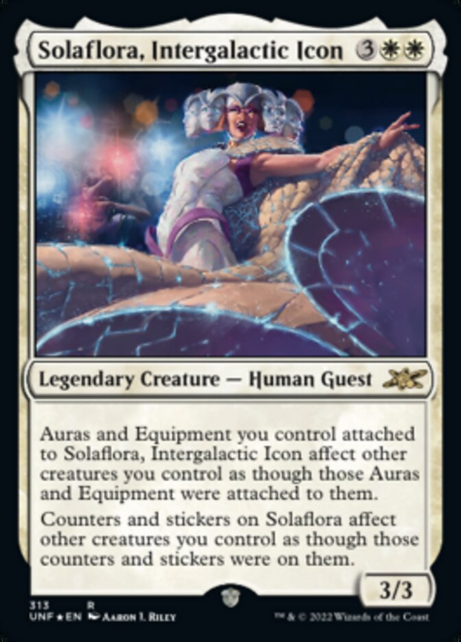 Solaflora, Intergalactic Icon (Galaxy Foil) [Unfinity] | Good Games North