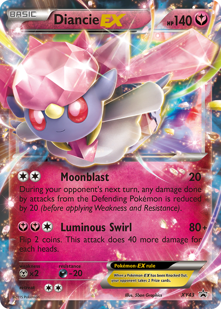 Diancie EX (XY43) [XY: Black Star Promos] | Good Games North