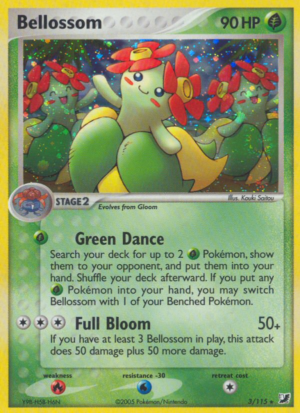 Bellossom (3/115) [EX: Unseen Forces] | Good Games North