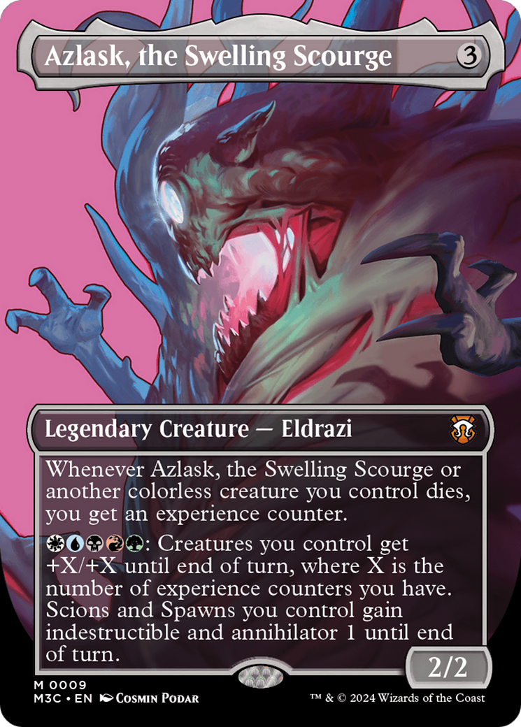 Azlask, the Swelling Scourge (Borderless) [Modern Horizons 3 Commander] | Good Games North