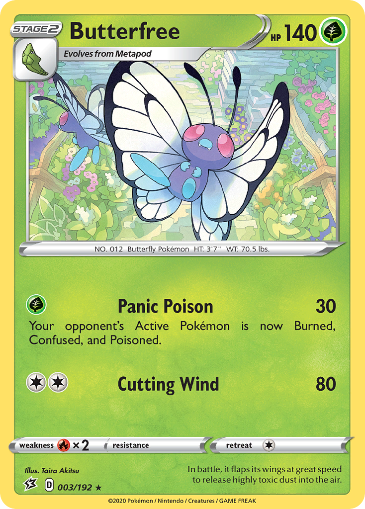 Butterfree (003/192) [Sword & Shield: Rebel Clash] | Good Games North