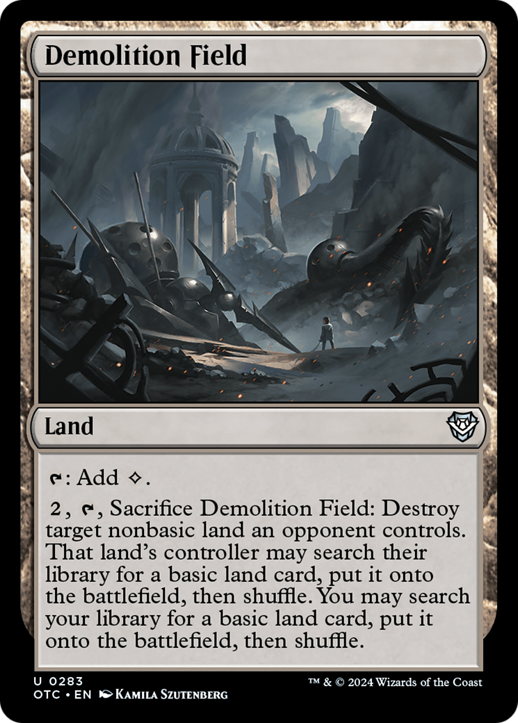 Demolition Field [Outlaws of Thunder Junction Commander] | Good Games North