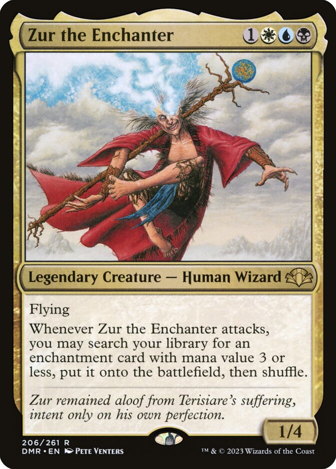 Zur the Enchanter 206/261 (Dominaria Remastered)  - Foil | Good Games North