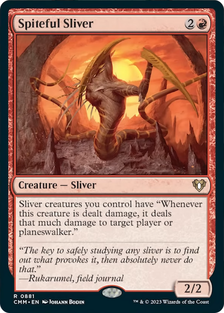 Spiteful Sliver [Commander Masters] | Good Games North