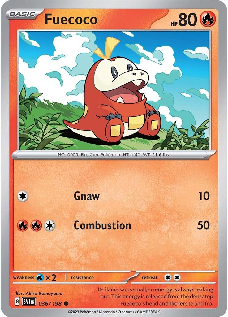 Fuecoco (036/198) [Scarlet & Violet: Base Set] | Good Games North