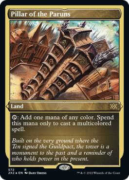 Pillar of the Paruns Foil Etched (Double Masters 2022)  - Foil | Good Games North