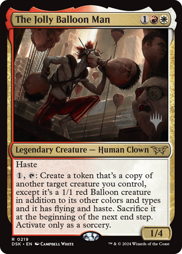 The Jolly Balloon Man (Promo Pack) [Duskmourn: House of Horror Promos] | Good Games North