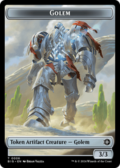 Golem // Plot Double-Sided Token [Outlaws of Thunder Junction: The Big Score Tokens] | Good Games North