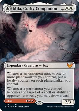 Mila Crafty Companion Borderless 277 (Strixhaven: School of Mages)  - Foil | Good Games North