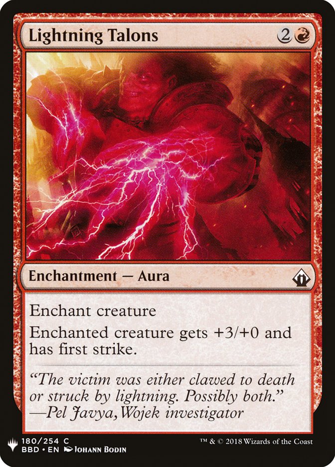 Lightning Talons [Mystery Booster] | Good Games North