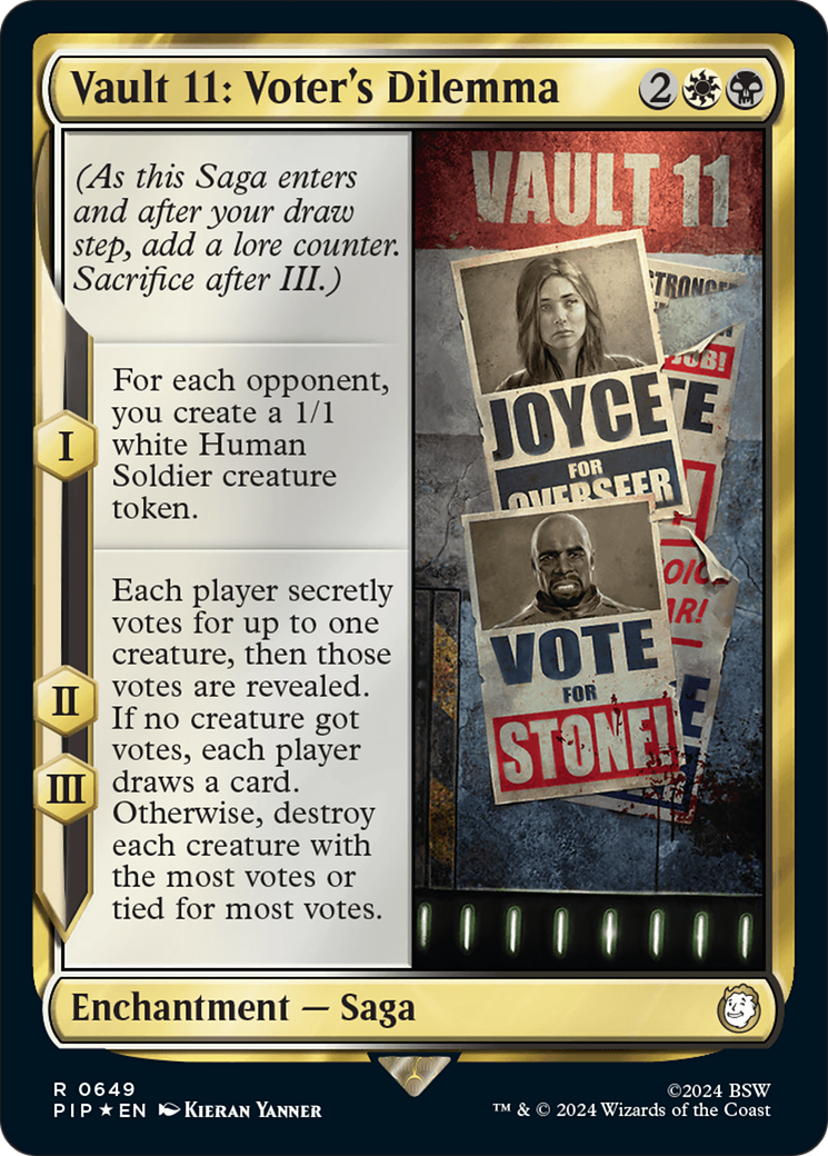 Vault 11: Voter's Dilemna (Surge Foil) [Fallout] | Good Games North