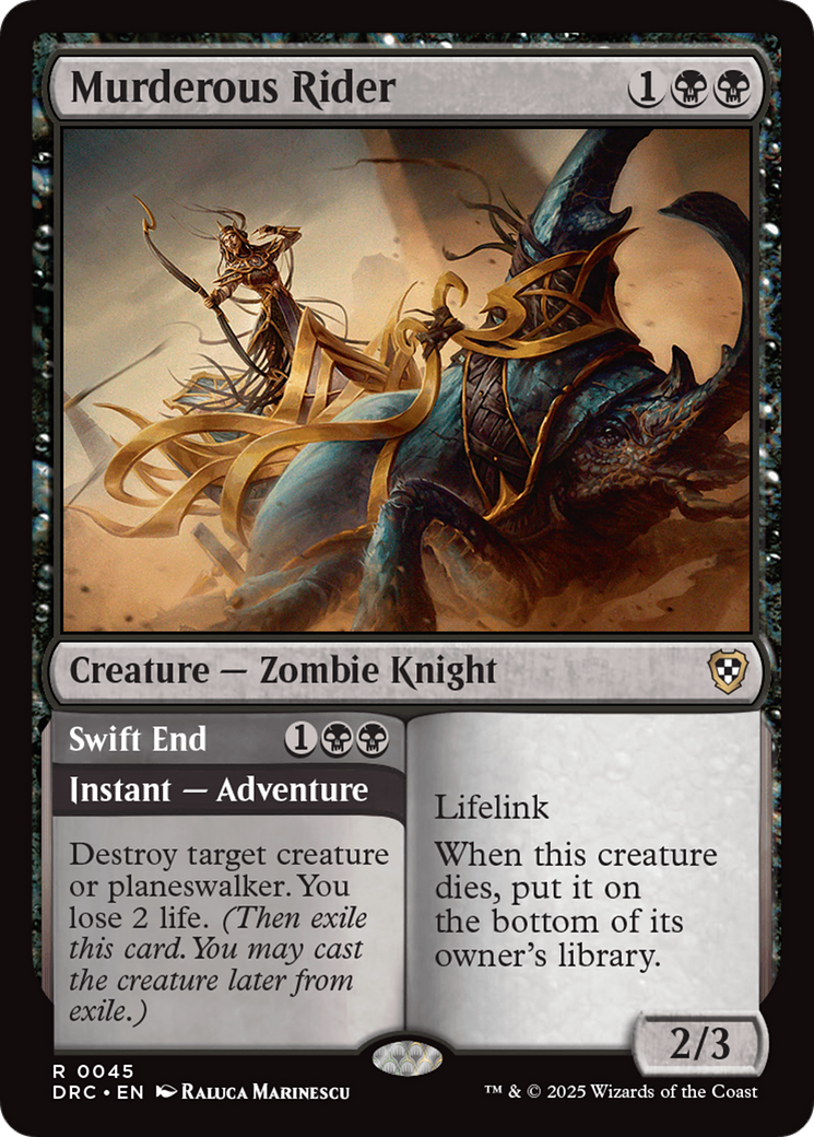 Murderous Rider [Aetherdrift Commander] | Good Games North