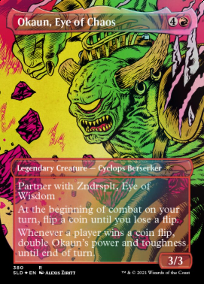 Okaun, Eye of Chaos // Okaun, Eye of Chaos (Borderless) [Secret Lair Drop Series] | Good Games North