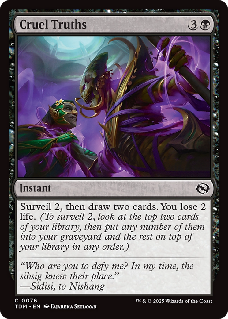 Cruel Truths [Tarkir: Dragonstorm] | Good Games North