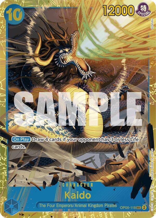 Kaido (Reprint) OP05-118 (Premium Booster -The Best-)  - Foil | Good Games North