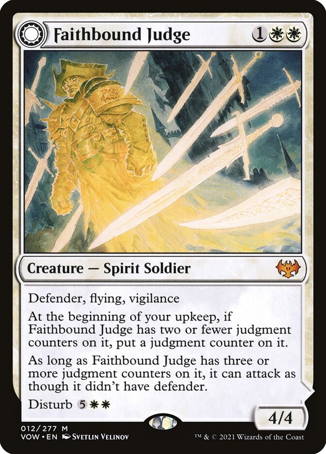 Faithbound Judge // Sinner's Judgment 12 (Innistrad: Crimson Vow)  | Good Games North