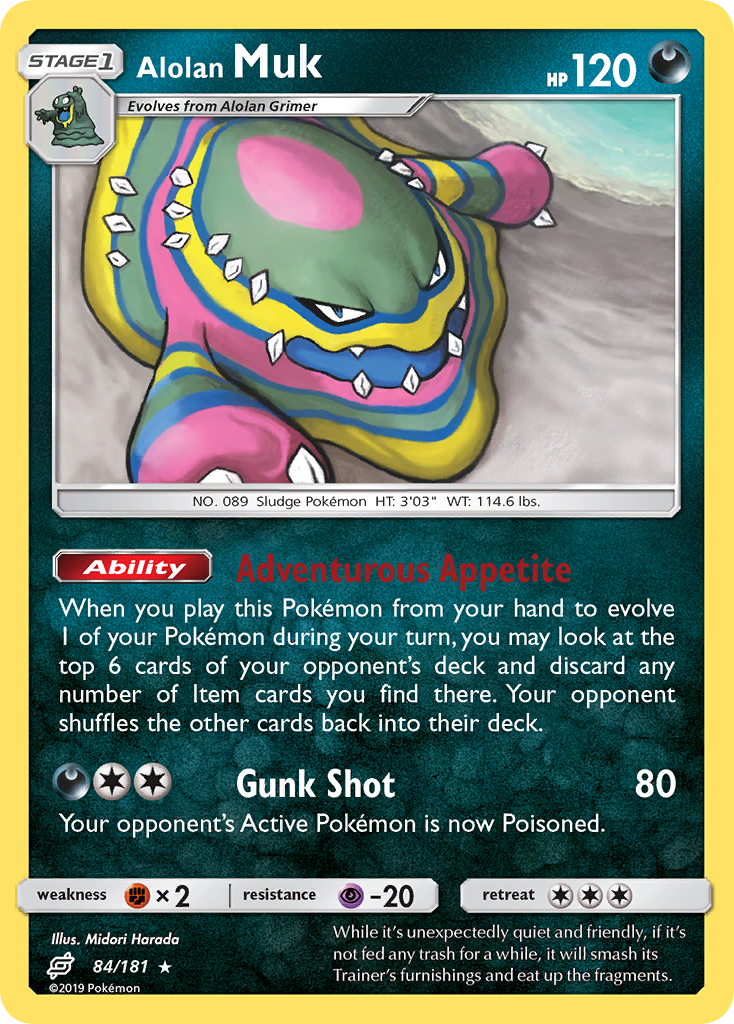 Alolan Muk (84/181) [Sun & Moon: Team Up] | Good Games North
