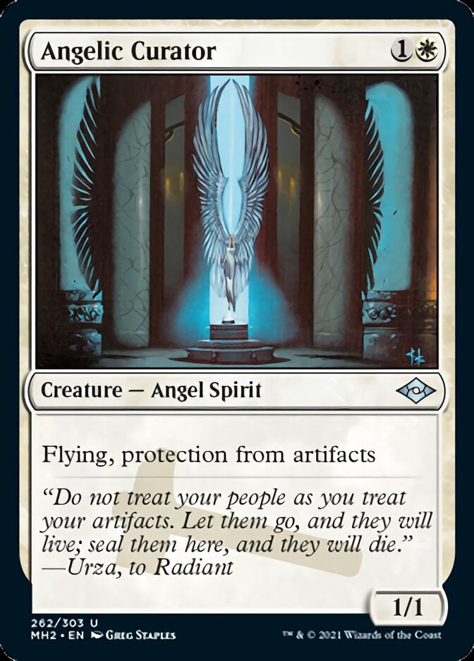 Angelic Curator (Foil Etched) [Modern Horizons 2] | Good Games North